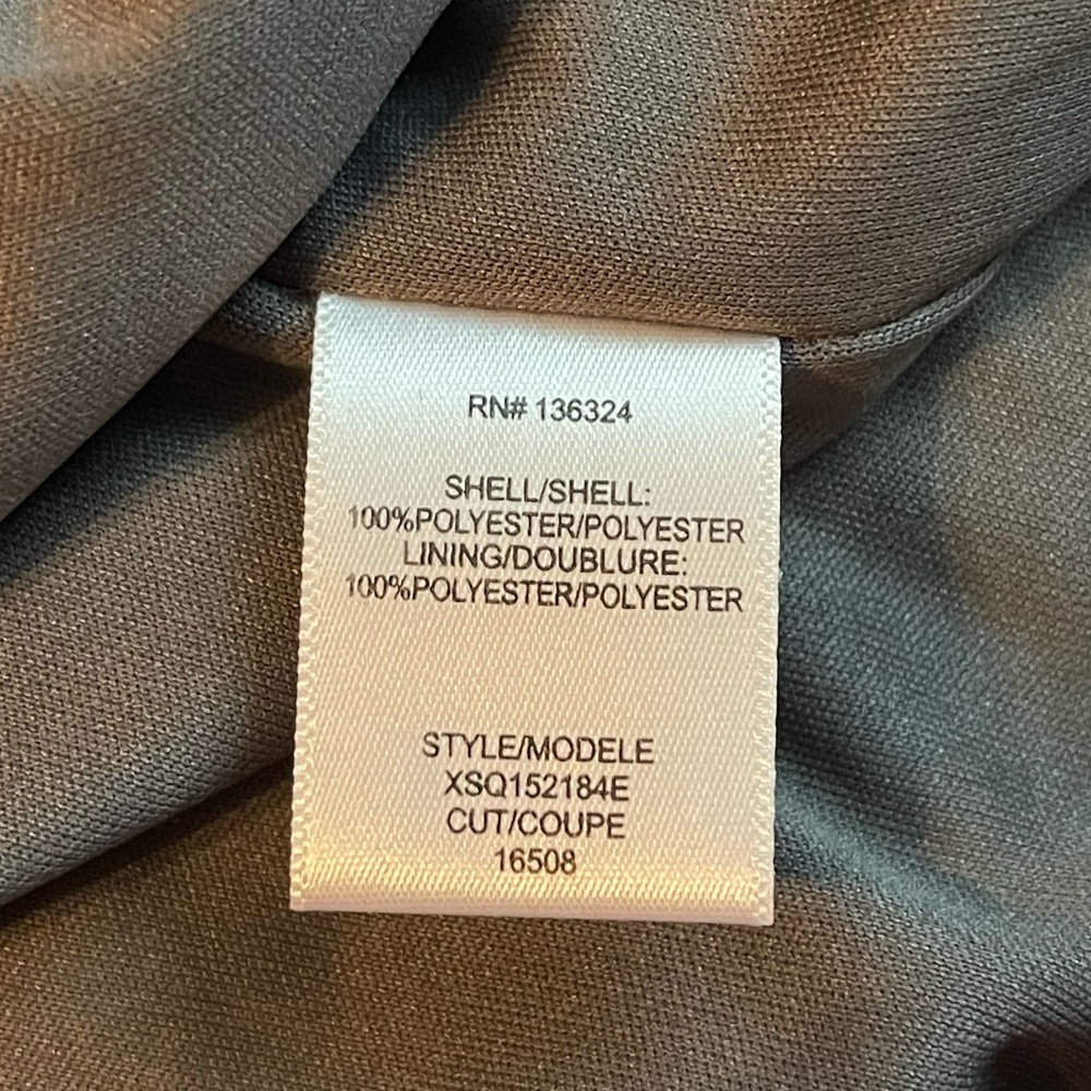 NWT Sexy Halston Sleeveless Silver Sequined Midi Dress - Picture 7 of 7